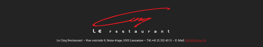 Le Cinq Restaurant